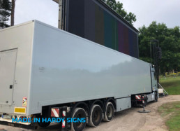 Hardy Signs team installing signs in Birmingham - Commonwealth Games 2022 - Hardy Signs Ltd 9