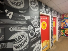 KP Snacks - Hardy Signs - Large Format Print Wall and Door Graphics