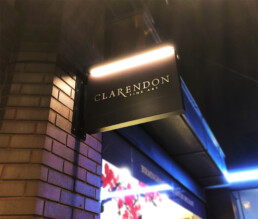 Clarendon Fine Art - Illuminated Projected Signs - Hardy Signs