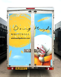 Whitewall Galleries - Hardy Signs - Lorry Rebrand