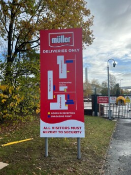 Muller - Hardy Signs - Wayfinding Map Signage