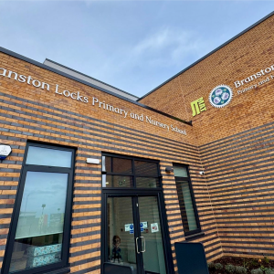 Branston Locks Primary and Nursery School Exterior Building Signage