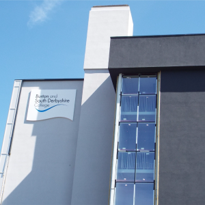 Burton & South Derbyshire College Exterior Signage