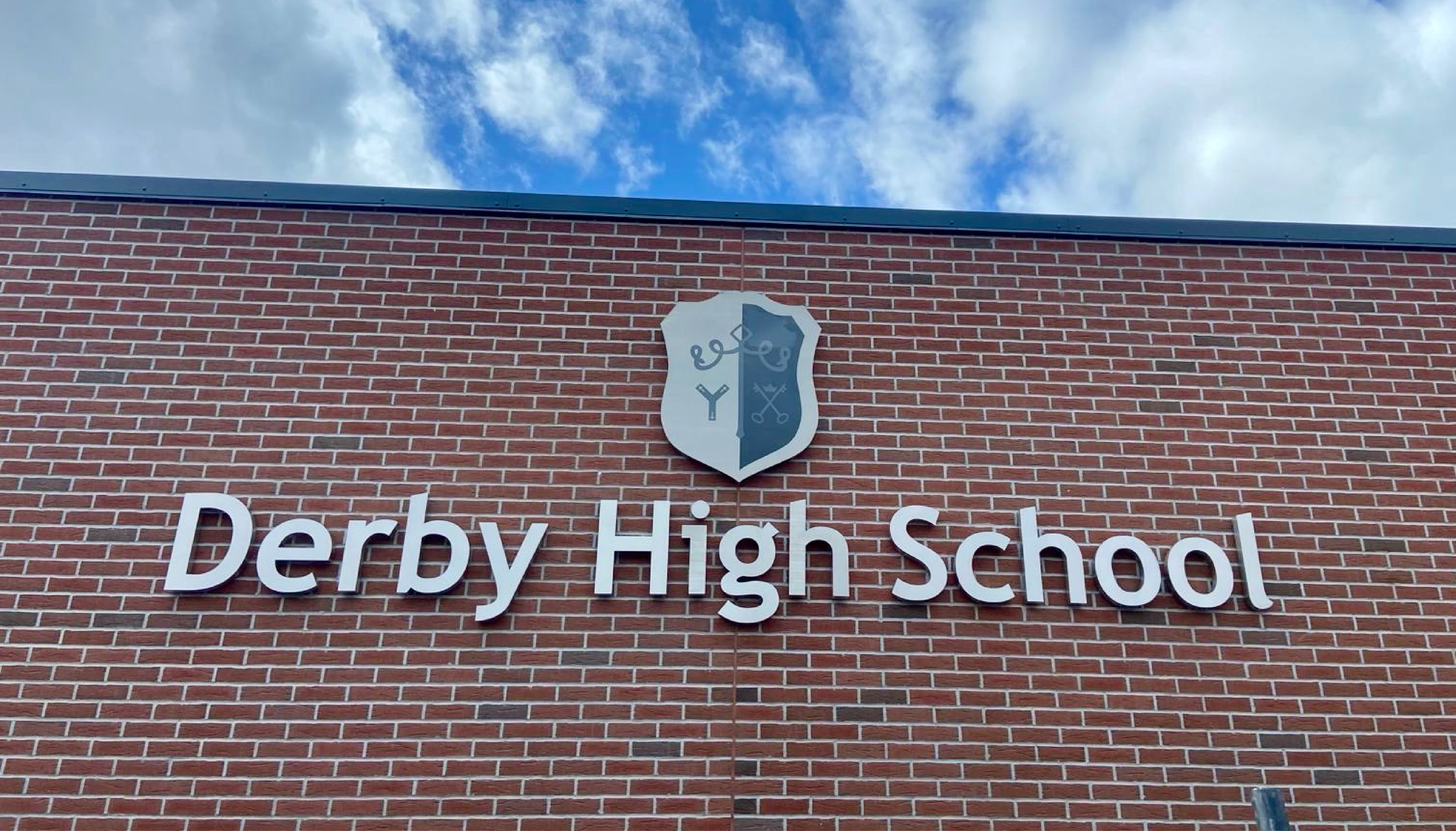 Derby High School Building Signage